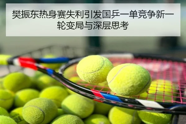 樊振东热身赛失利引发国乒一单竞争新一轮变局与深层思考