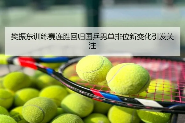 樊振东训练赛连胜回归国乒男单排位新变化引发关注